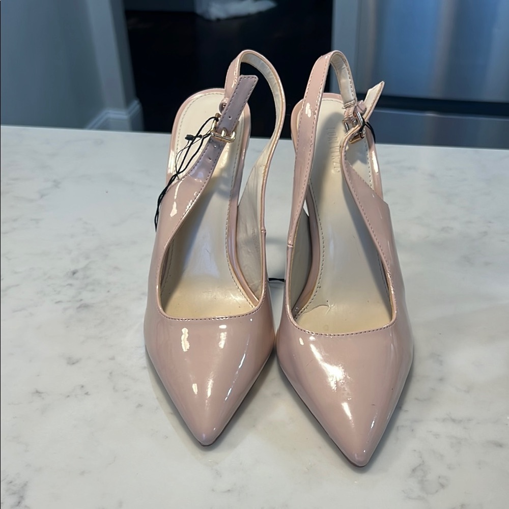 Elegant Pink Slingback Heels